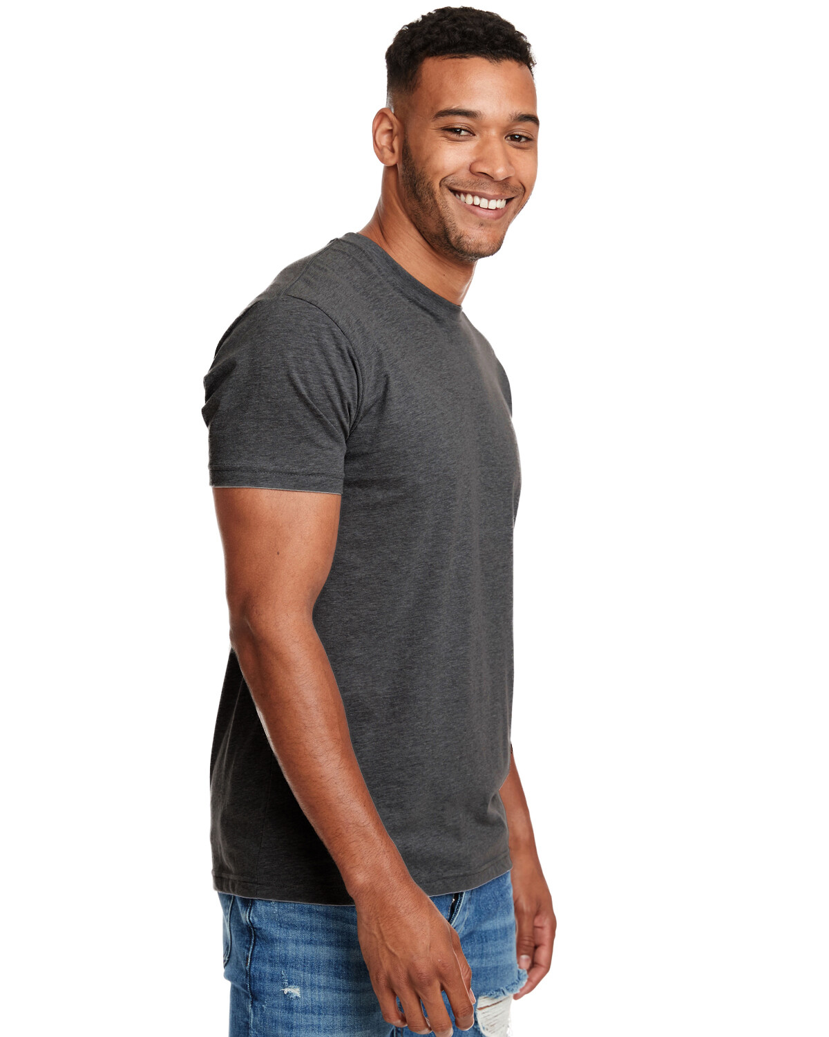 Men&rsquo;s Short Sleeve T Shirt Size 3XL Charcoal Gray Next Level 6210 NEW Blank