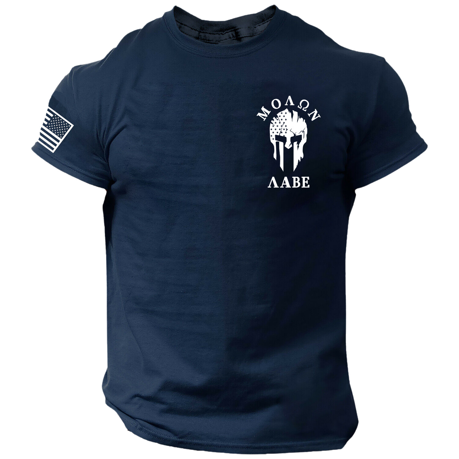 Molon Labe Left Chest Design Shirt, Come And Take It, Spartan, America, 1776