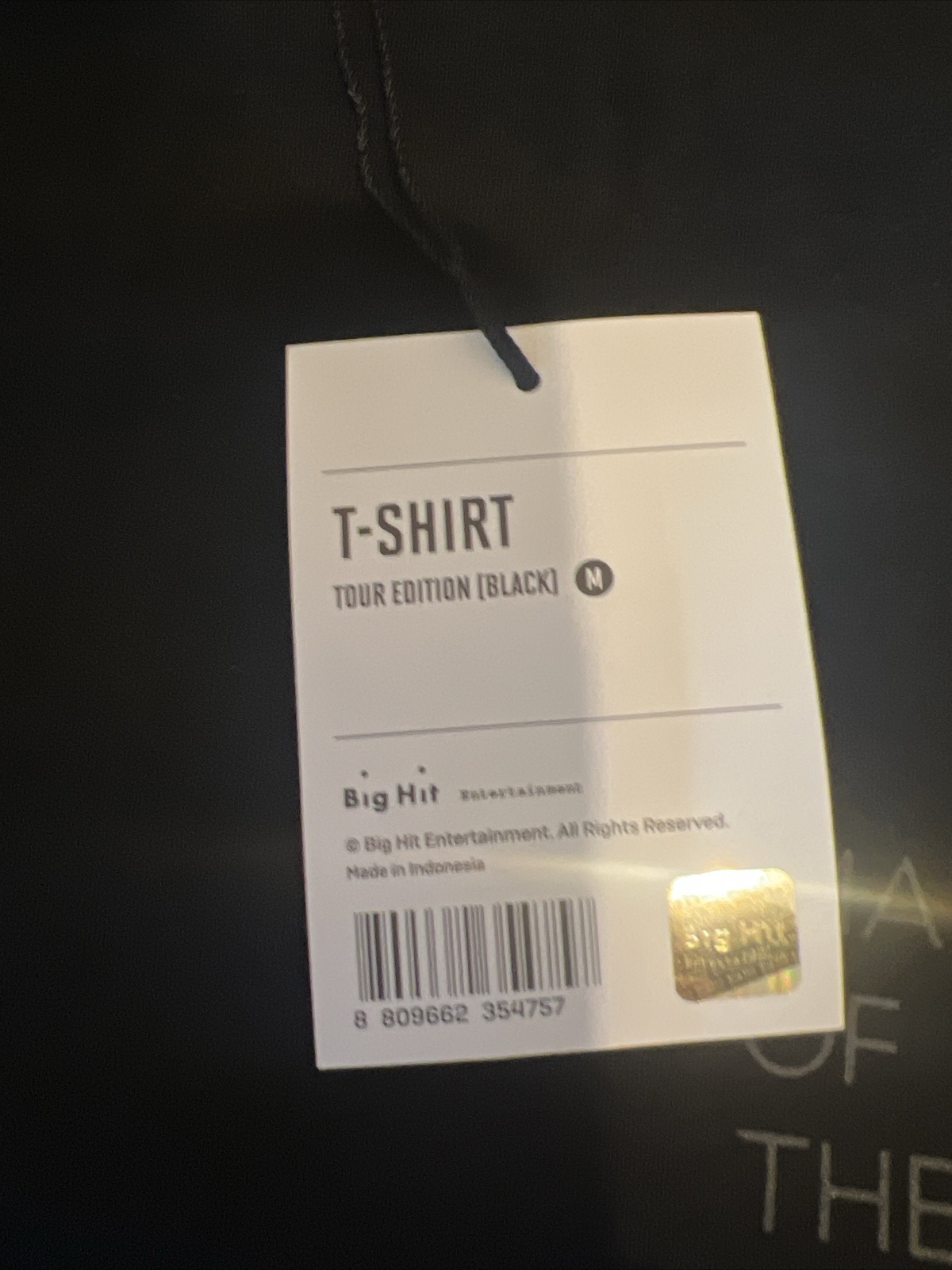 Medium New BTS Map of The Soul Tour Edition T-Shirt