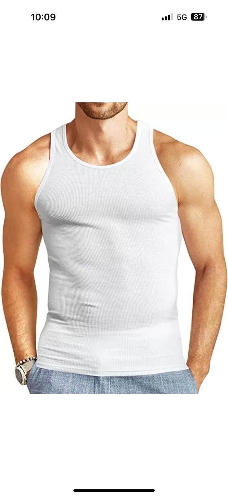 Lot Of 12 White/black Medium A-Shirt/ Tang Top Special,Last Of Inventory
