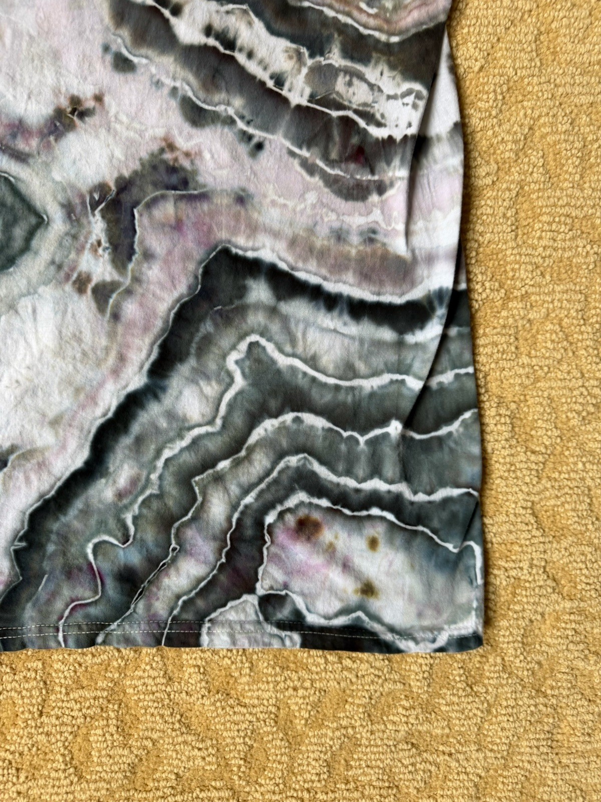 Geode Ice Dyed Tie Dye Fuckjerry Open Windows Fresh Air Meme Shirt Large