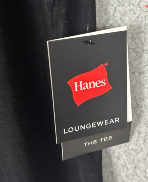 Hanes Men’s Modal Spandex Crew Neck Pajama Tee Shirt Black Medium NWT&rsquo;s.