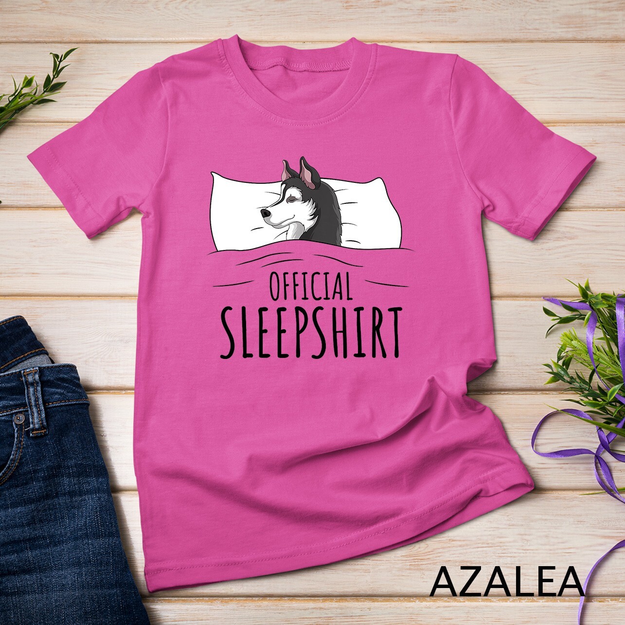 Husky Dog Official Sleepshirt T-Shirt Unisex T-shirt
