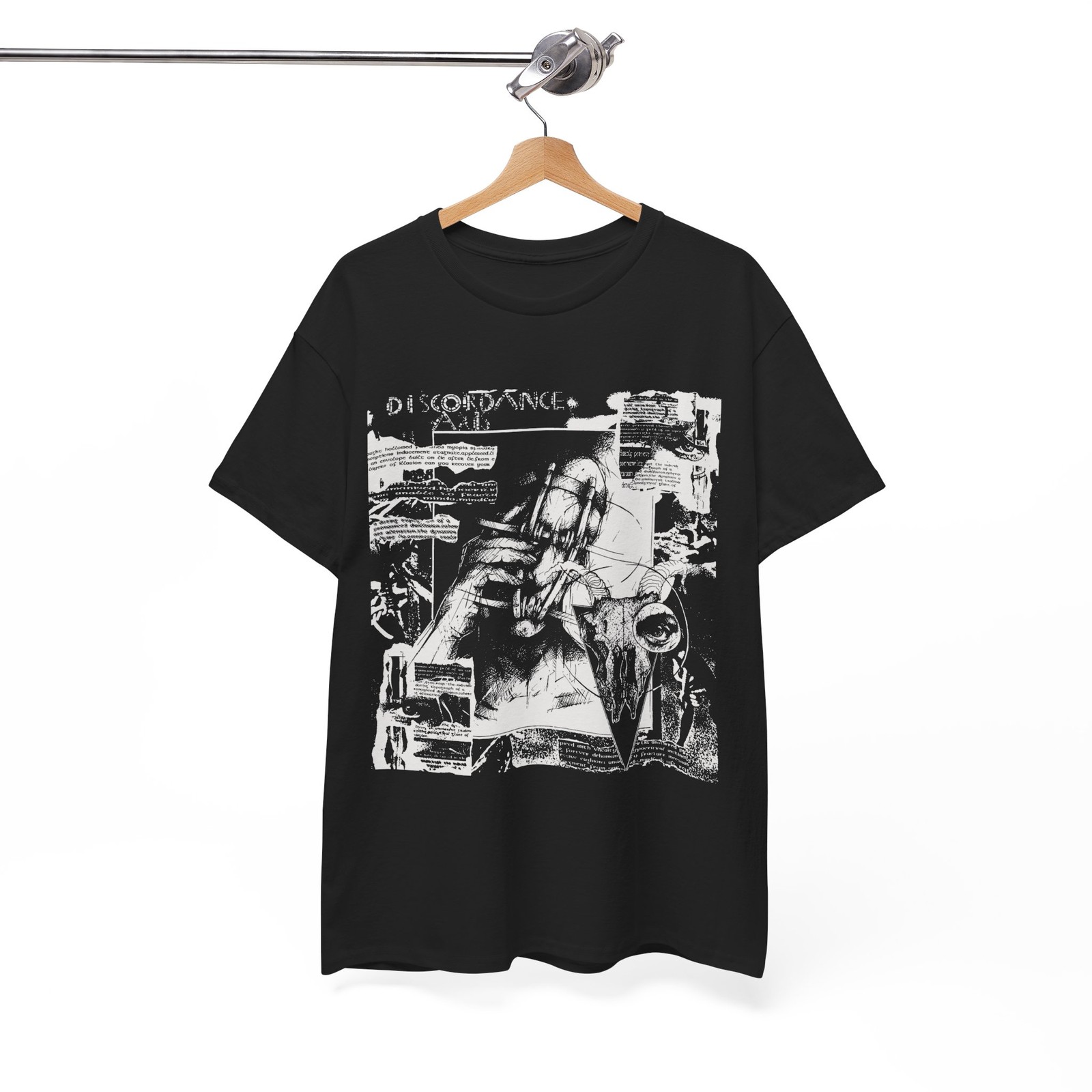 Discordance Axis Shirt Gothic Deathrock Goth Post Punk Music Unisex Tee