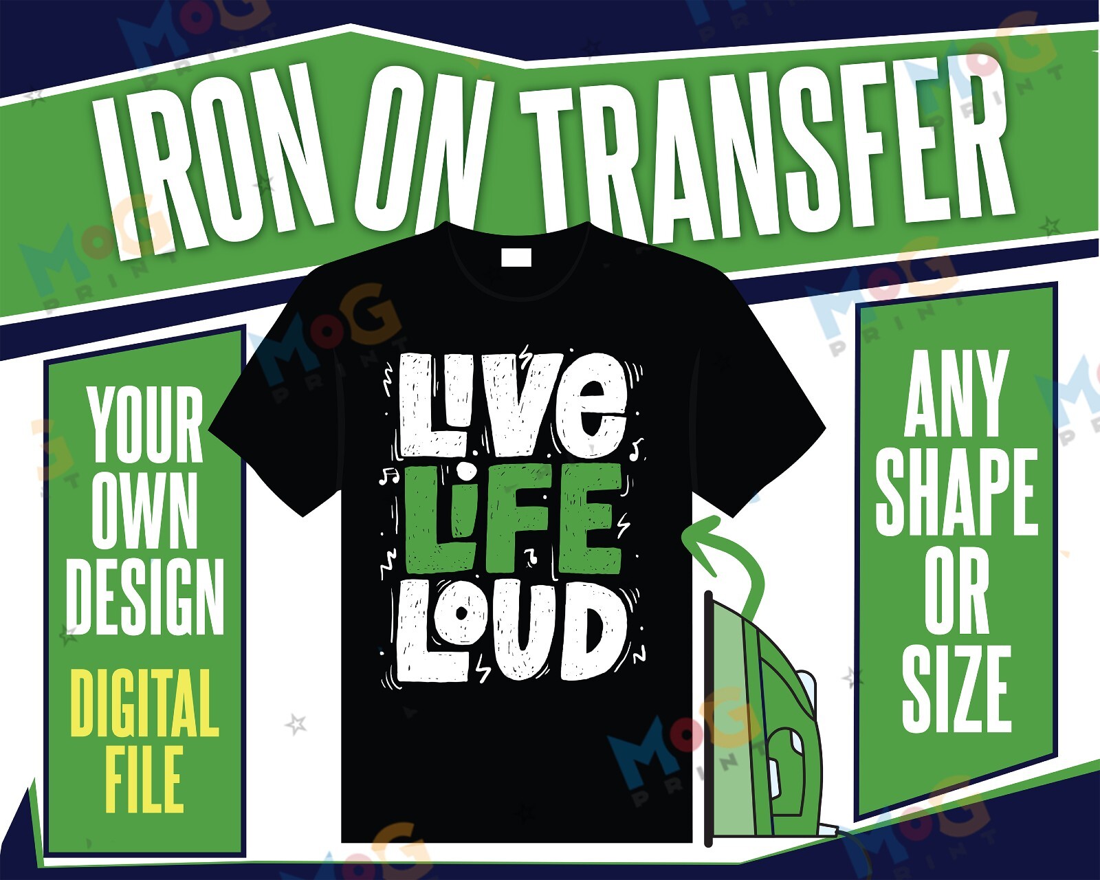 Personalised Heat Transfer to Iron On T-shirt Custom DTF Gang Sheet Wholesale