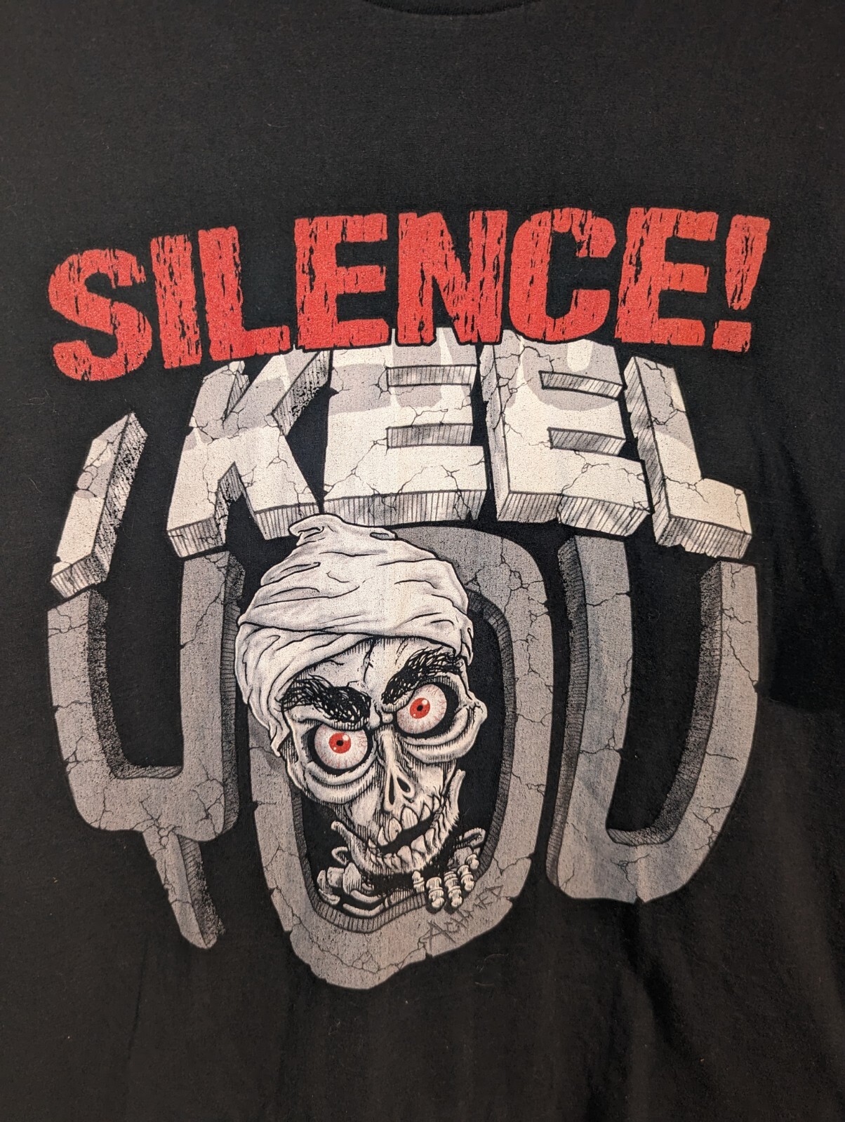 Jeff Dunham Silence I Keel You T Shirt Black L Achmed the Dead Terrorist