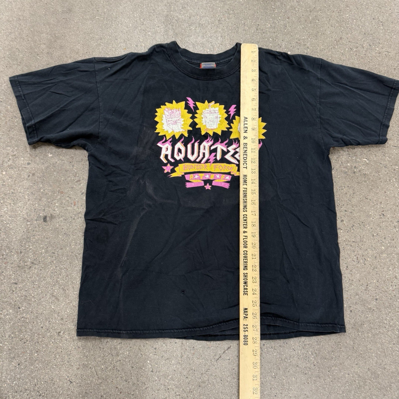 Aqua Teen Hunger Force Adult Swim Cartoon Network Vintage Y2K TV Shirt XL