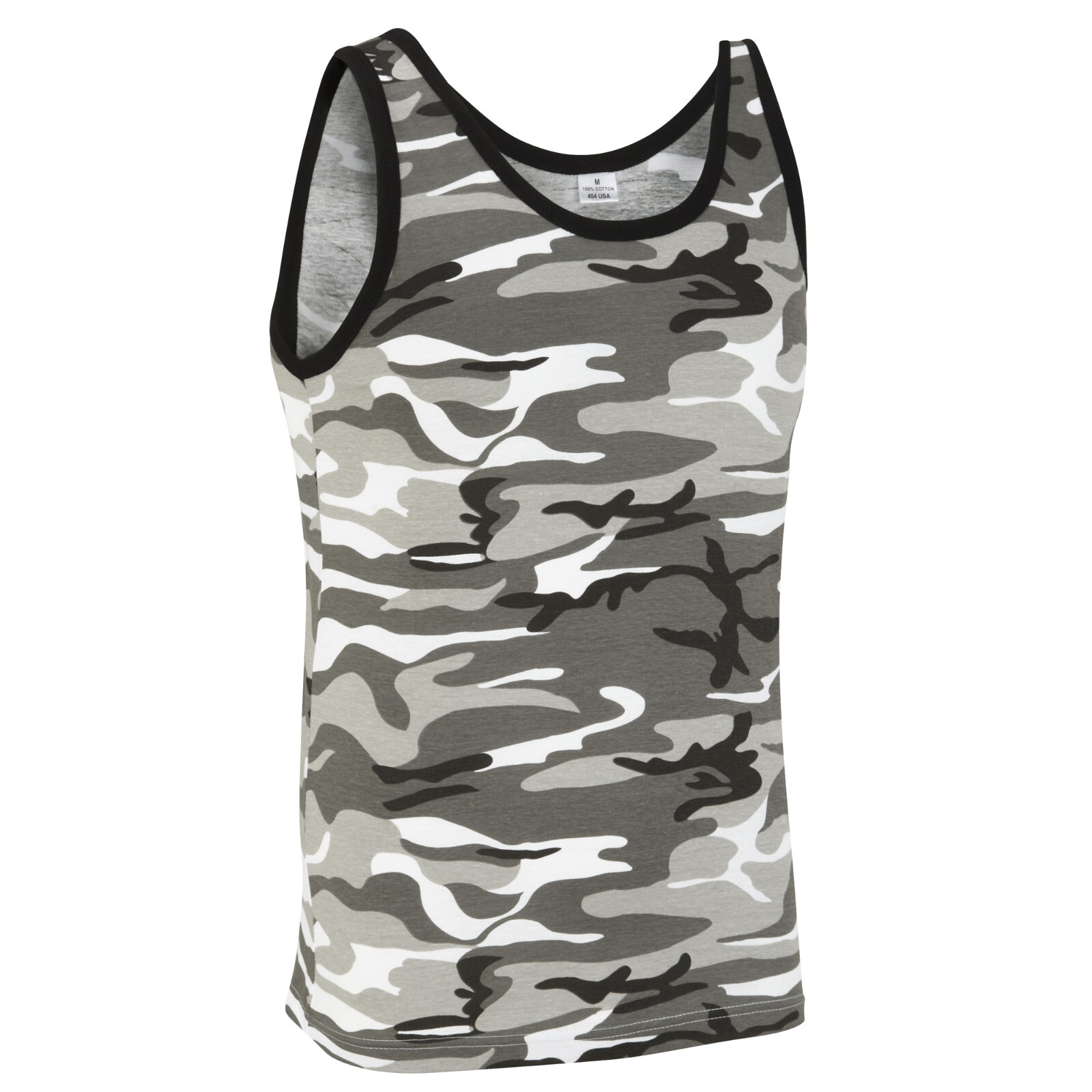 Army Vest Military Combat Singlet Sleeveless Fancy Tank Top US Urban Snow Camo