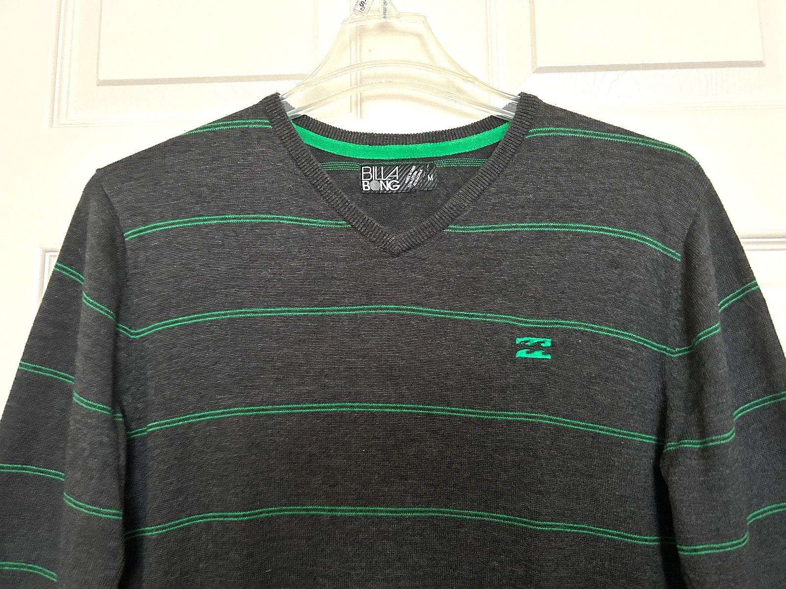 VTG BILLABONG SURF/SKATE Stripe Shirt – OLD LOGO – COTTON BLEND WASHABLE Men&rsquo;s M