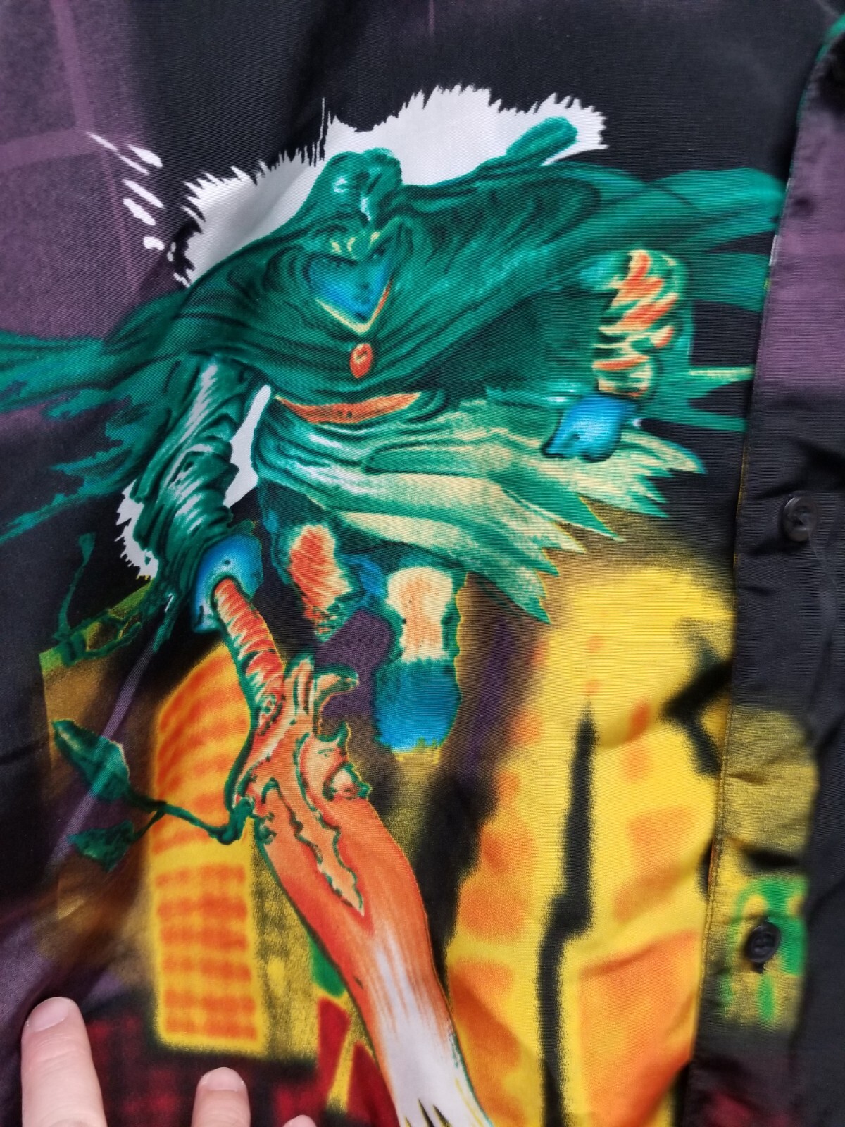 Zelda Link Button Front Shirt? Size XL