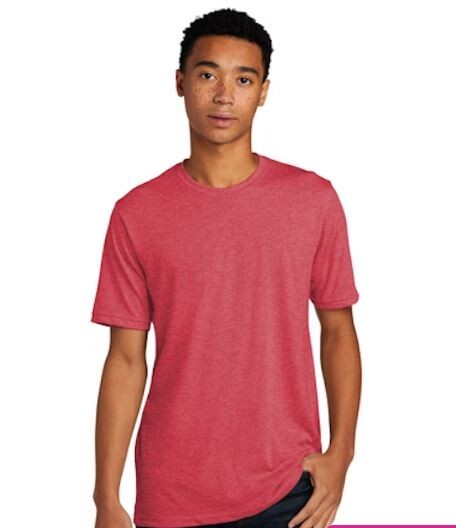 Next Level 6200 Unisex Poly/Cotton Crew T Shirt Red Large LG New
