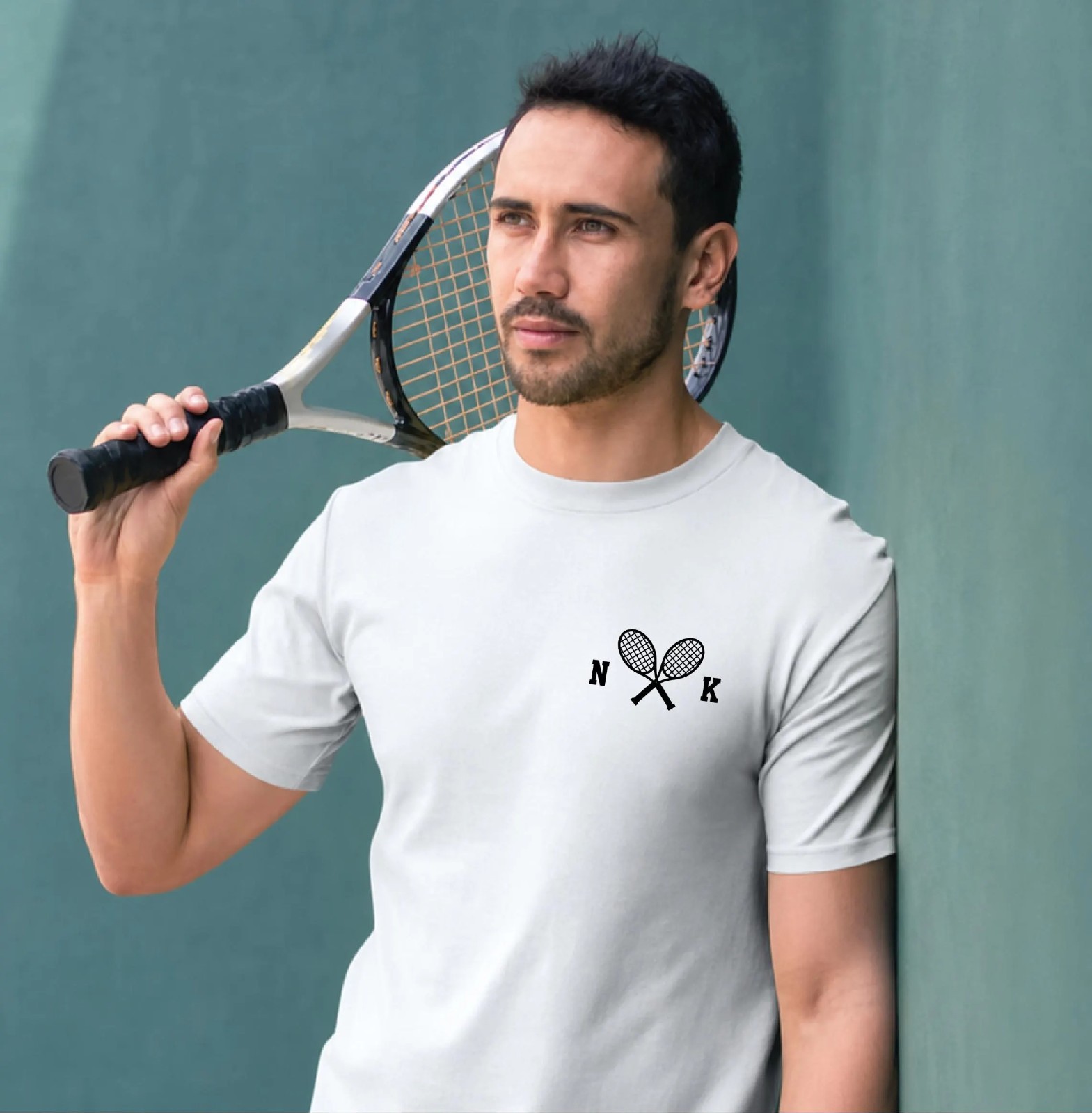 Personalized Tennis Custom Name Sports Crewneck Sport T-Shirt