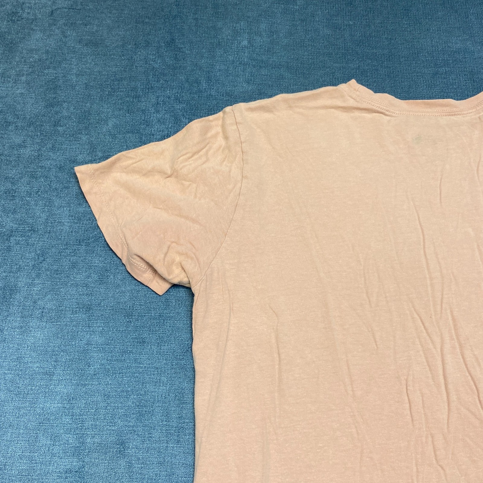The North Face T-Shirt Mens Large Light Peach Half Dome Graphic Cotton Travel