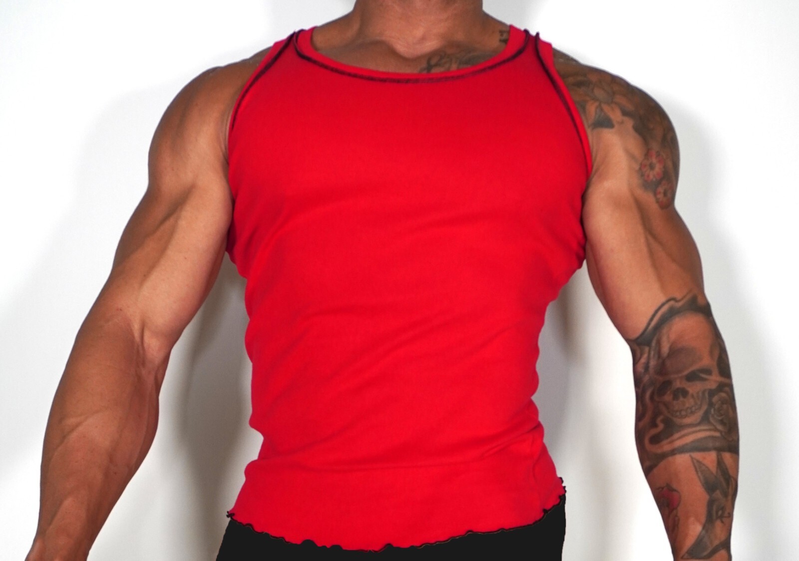 COTTON MEN&rsquo;S RED VINTAGE SHIRT ADULT LARGE (FROM INTERNATIONAL MALE)