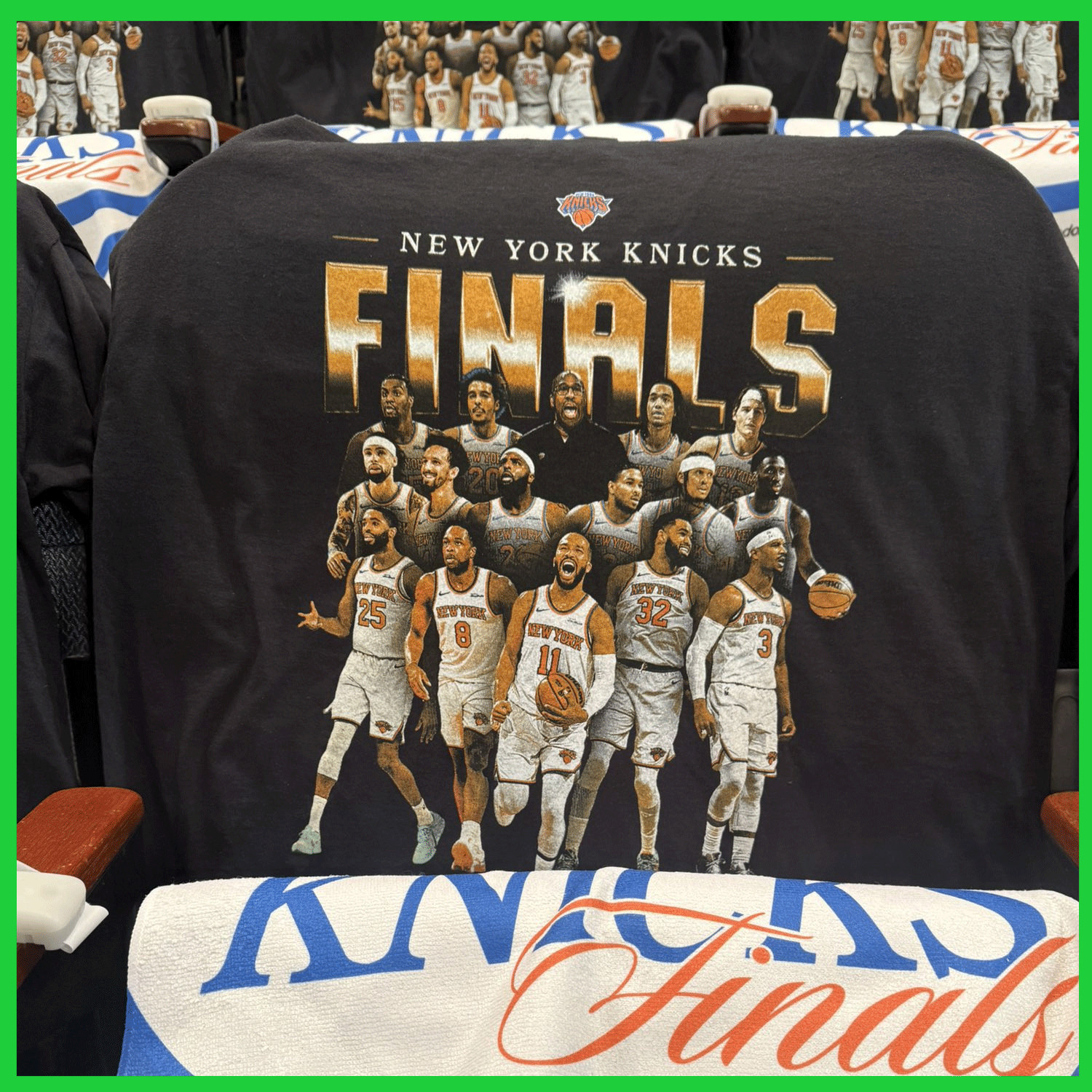 Reprint New York Knick$ Playoffs 2026 Game 3 Finals Graphic Shirt June 8th 2026
