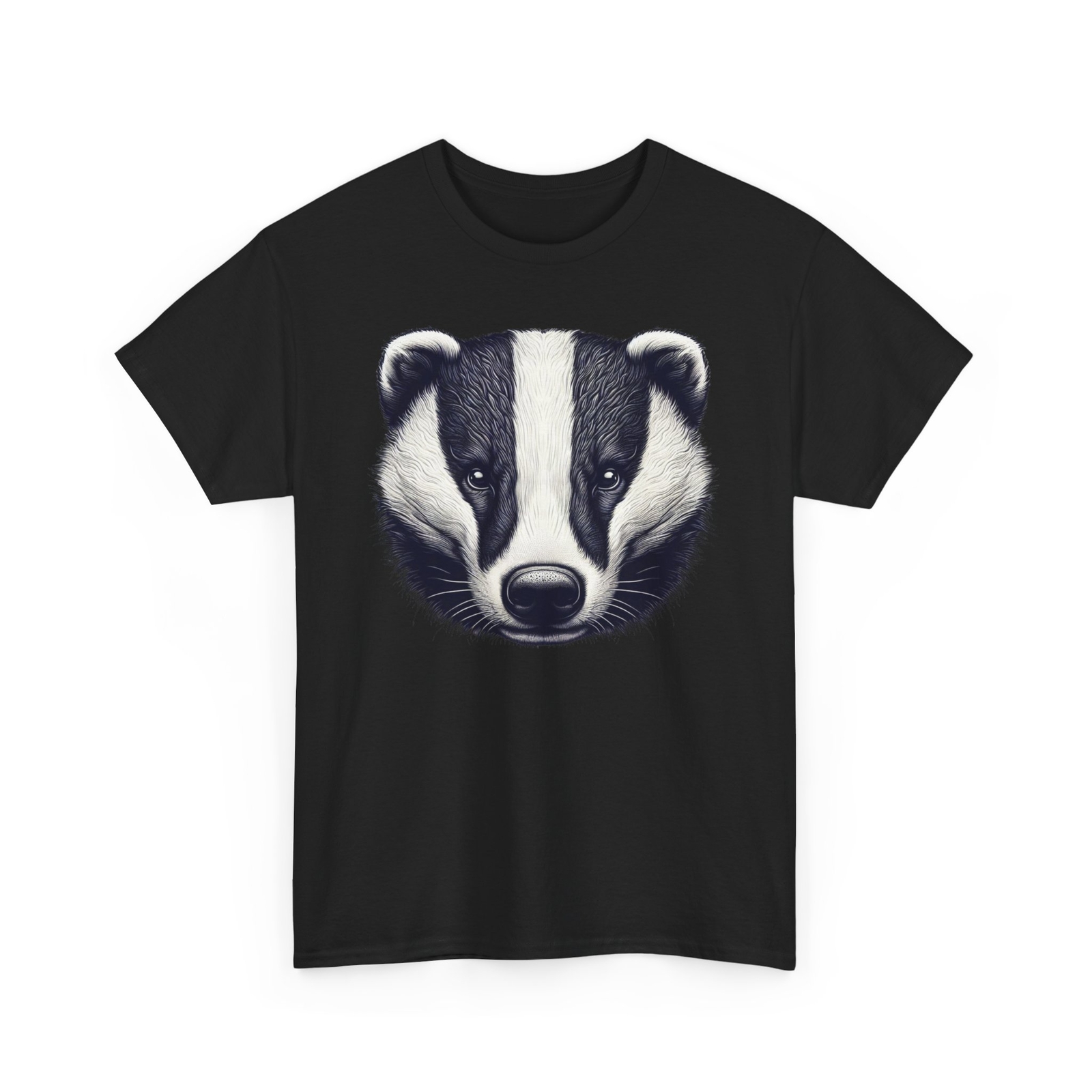 Animals Lovers Badger T-shirt – Novelty Artistic Graphic Tee