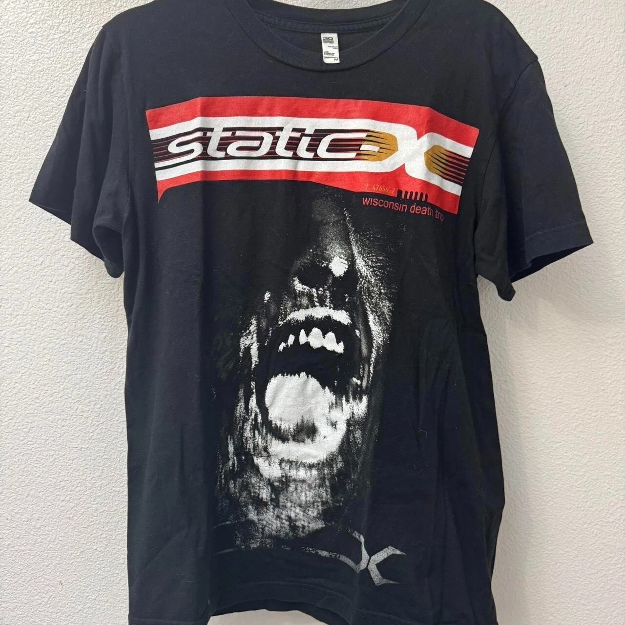 Static-X tour rock music short sleeve black color shirt Reprint S-5XL