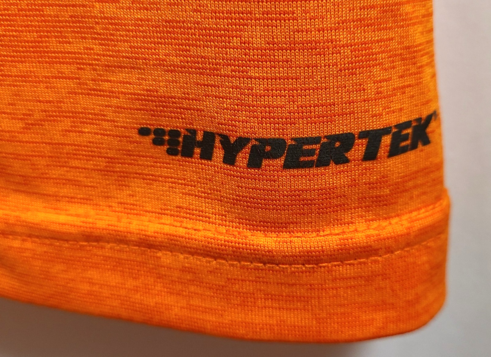 HEAD HYPERTEK Digital Print Orange V-Neck Short Sleeve Athletic T-Shirt *SMALL