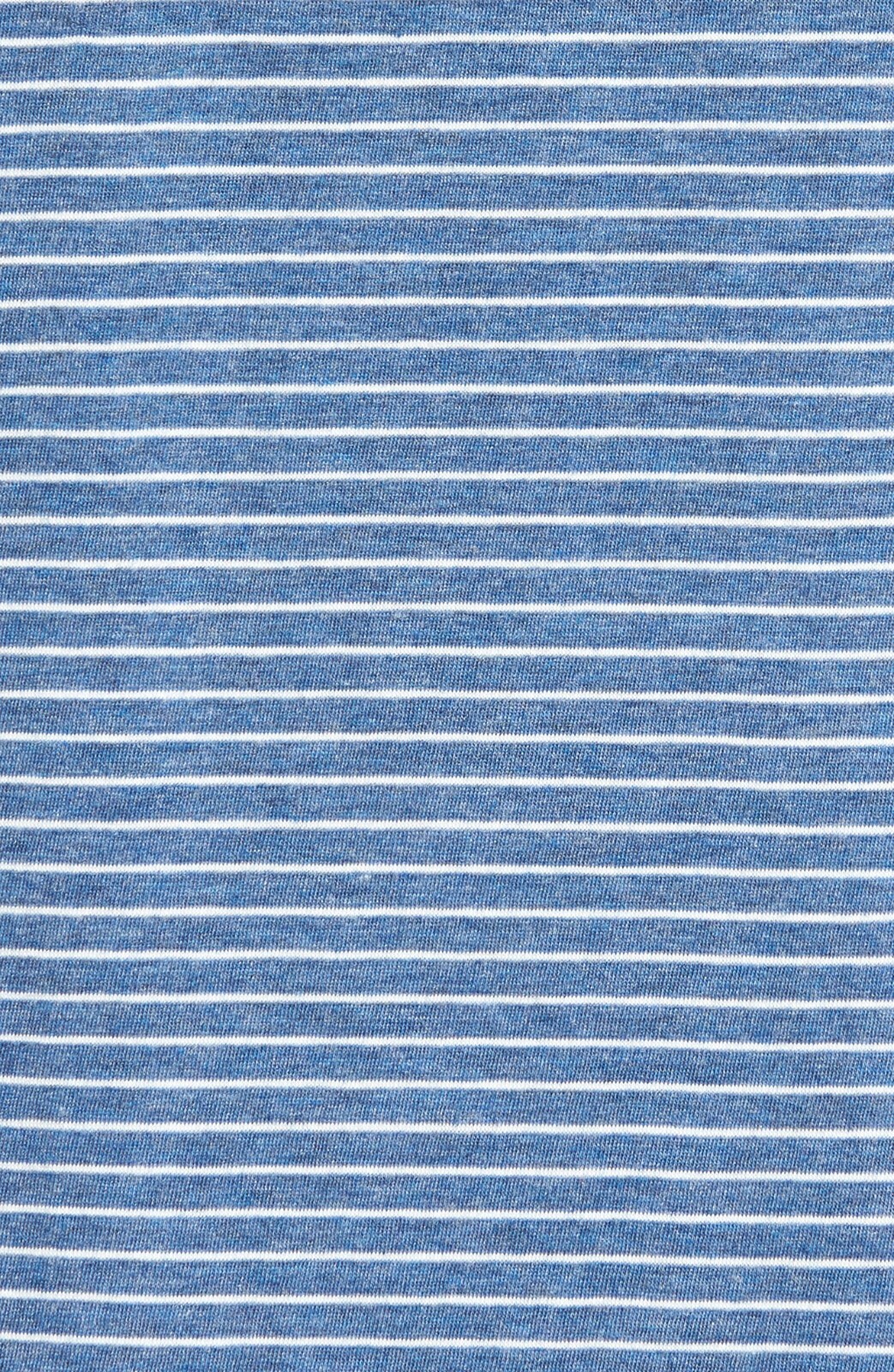 Daniel Buchler Men&rsquo;s Pima Cotton & Modal Striped Lounge Henley, Medium or XL