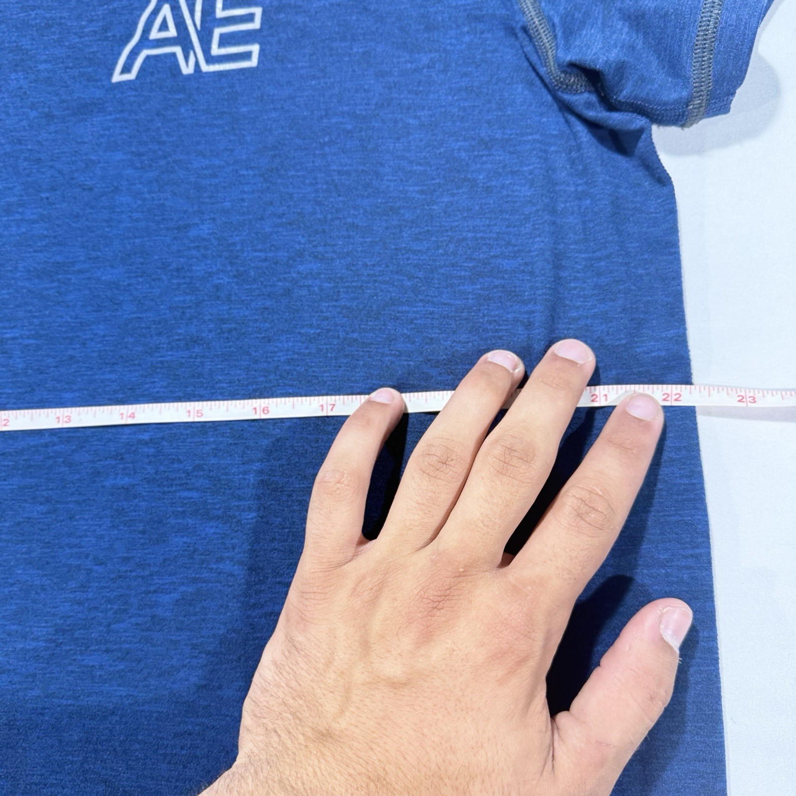 American Eagle Men&rsquo;s Active Legend Colorblock Tee Blue Size Large