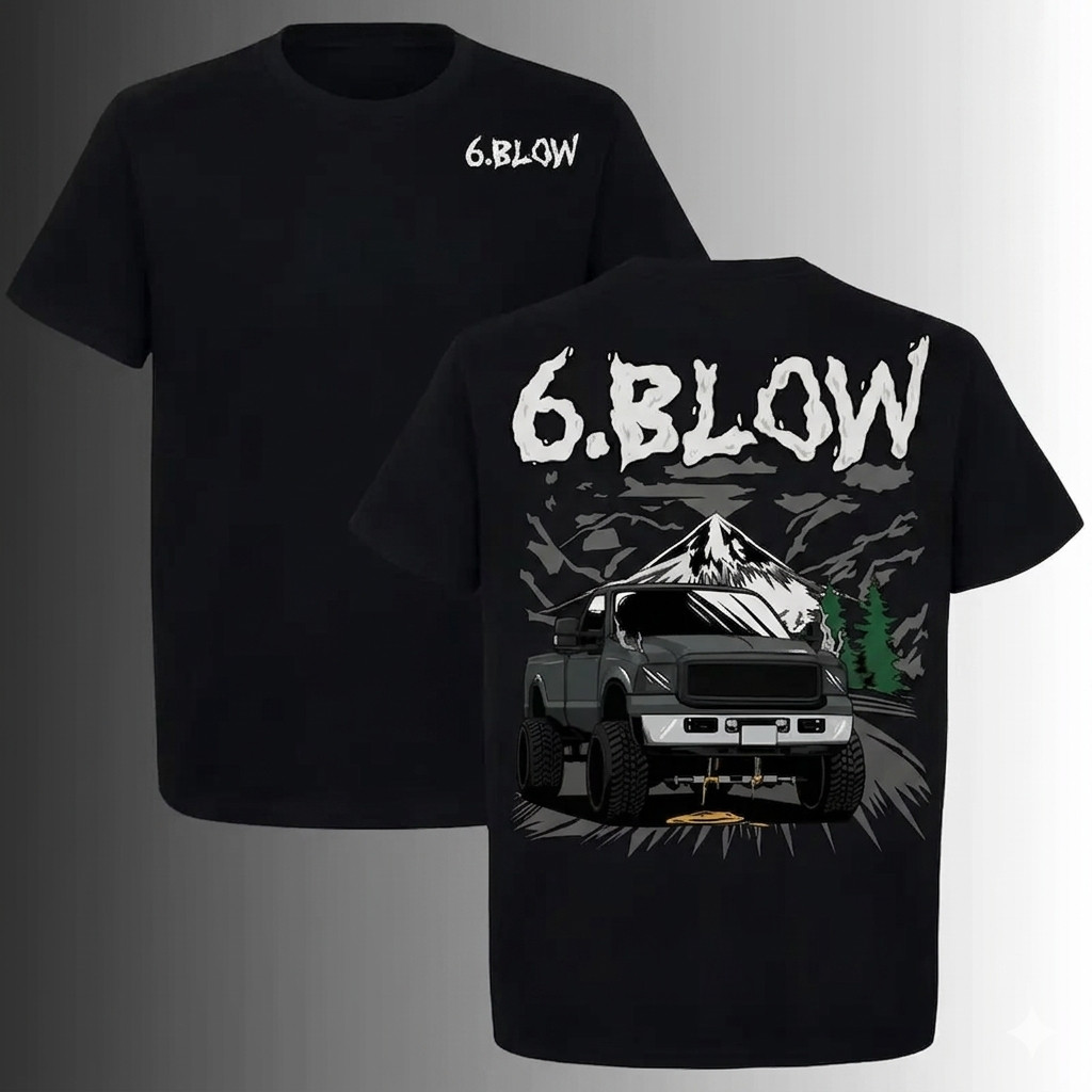 Ford Super Duty 6.0 Power Stroke Diesel Truck Graphic Vintage Tee