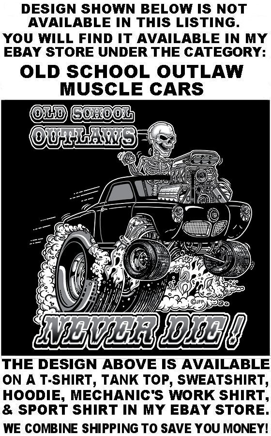 Old School Thunder Road Speed Demon Devil Speed Shop Gasser Race Car Work Shirt