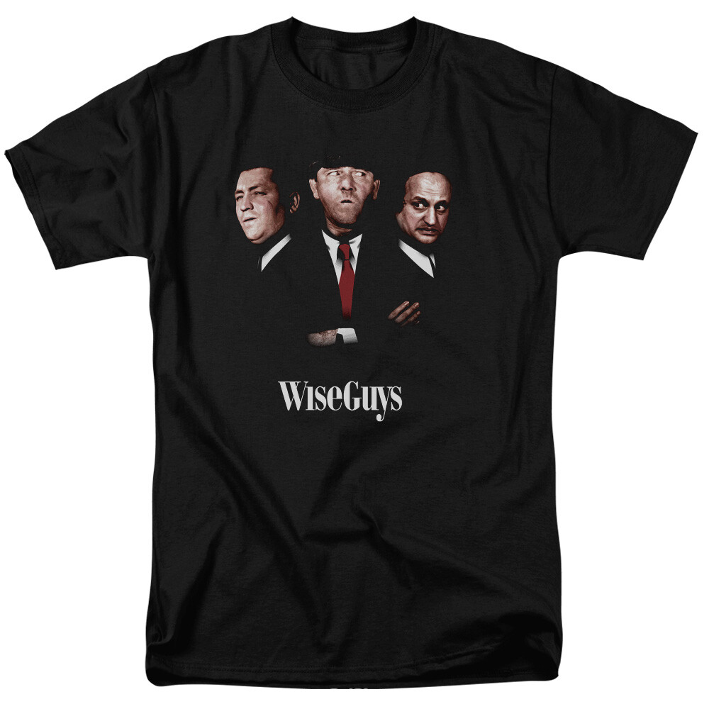 Three Stooges Wise Guys Licensed Adult T-Shirt