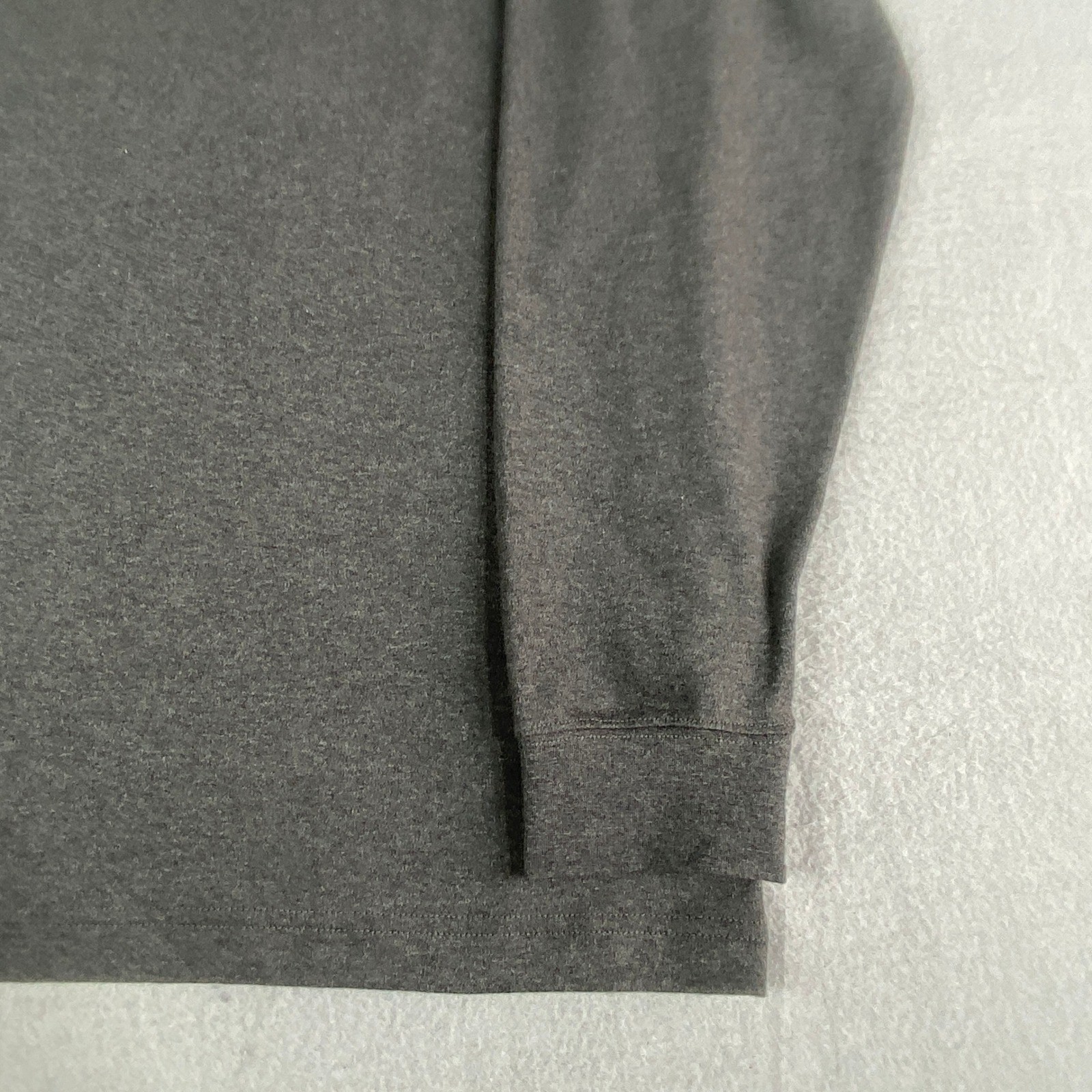 Roundtree & Yorke Mens XL Seamless Neck Turtleneck Shirt Long Sleeve Grey New