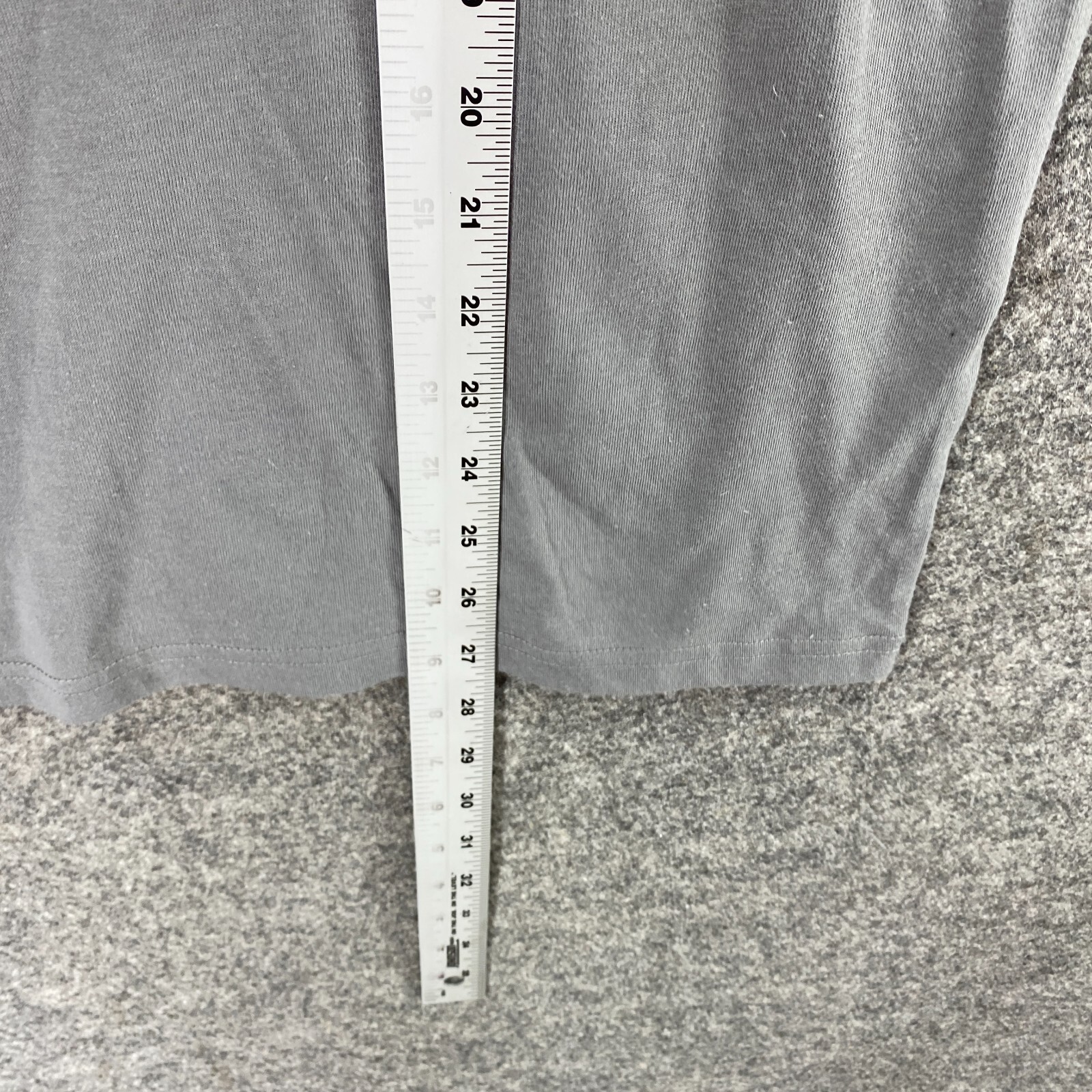 New Croft & Barrow T-Shirt Men M Gray Crew Neck Long Sleeve Cotton Casual