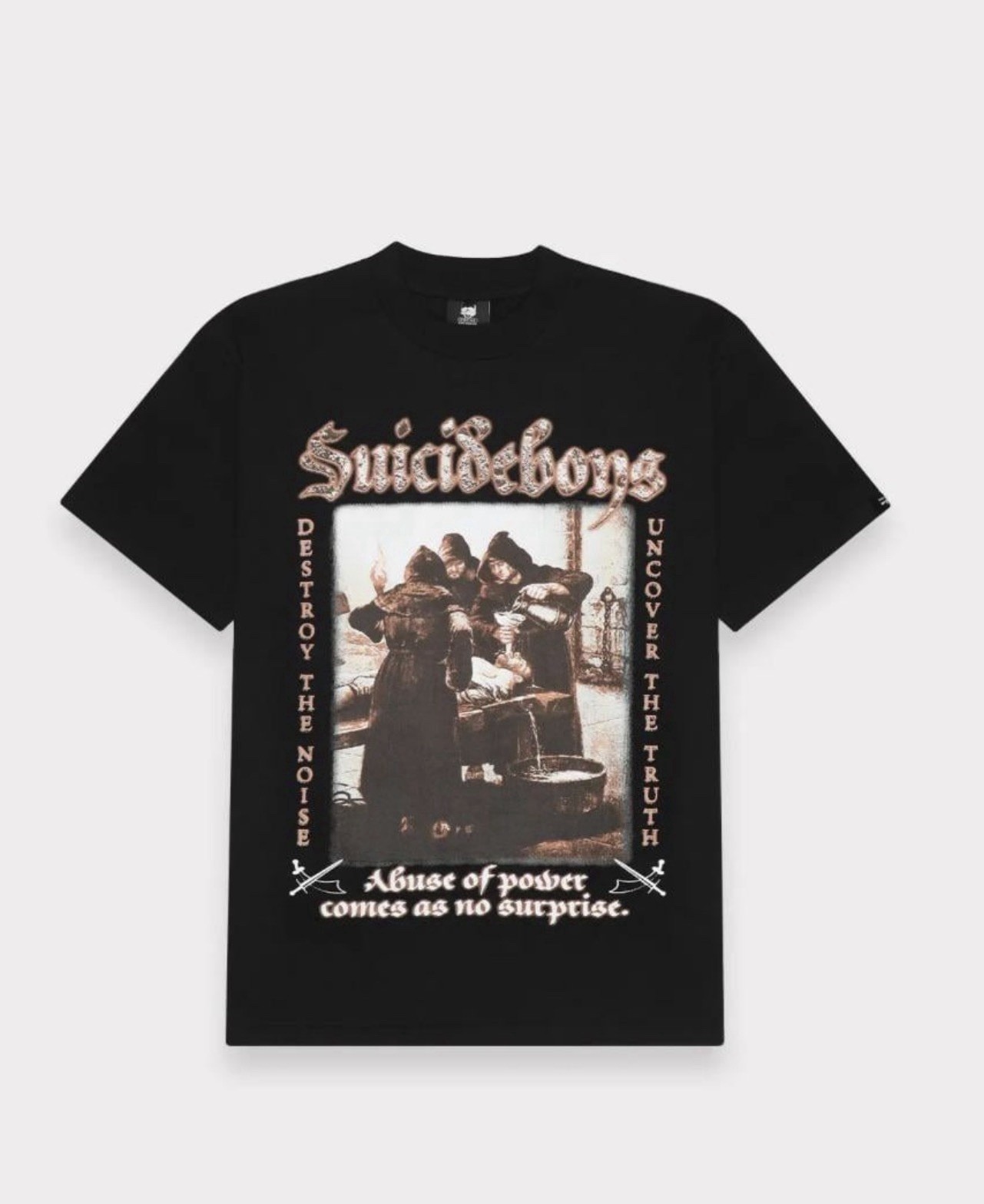 G59 SUICIDEBOYS $UICIDEBOY$ ABUSE OF POWER TEE Large Black