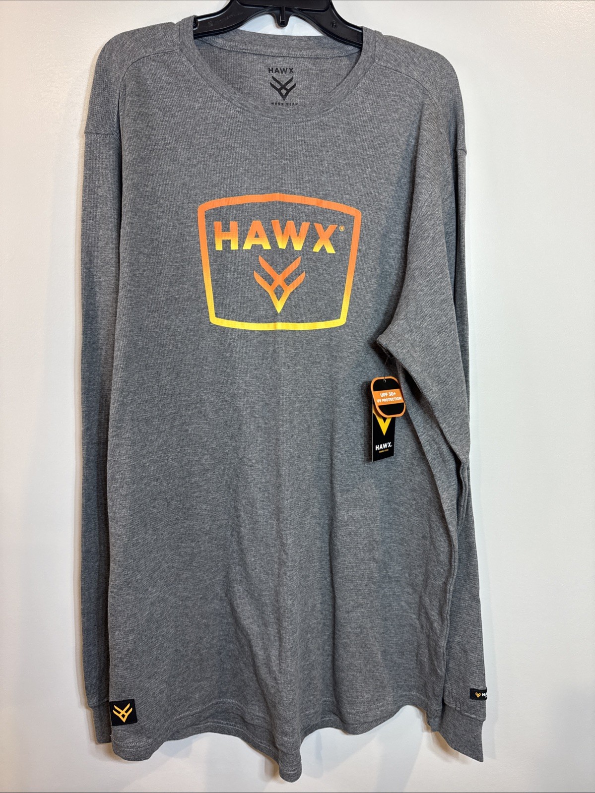 Hawx Long Sleeve Thermal Shirt 2xl Warm Base Gray NWT