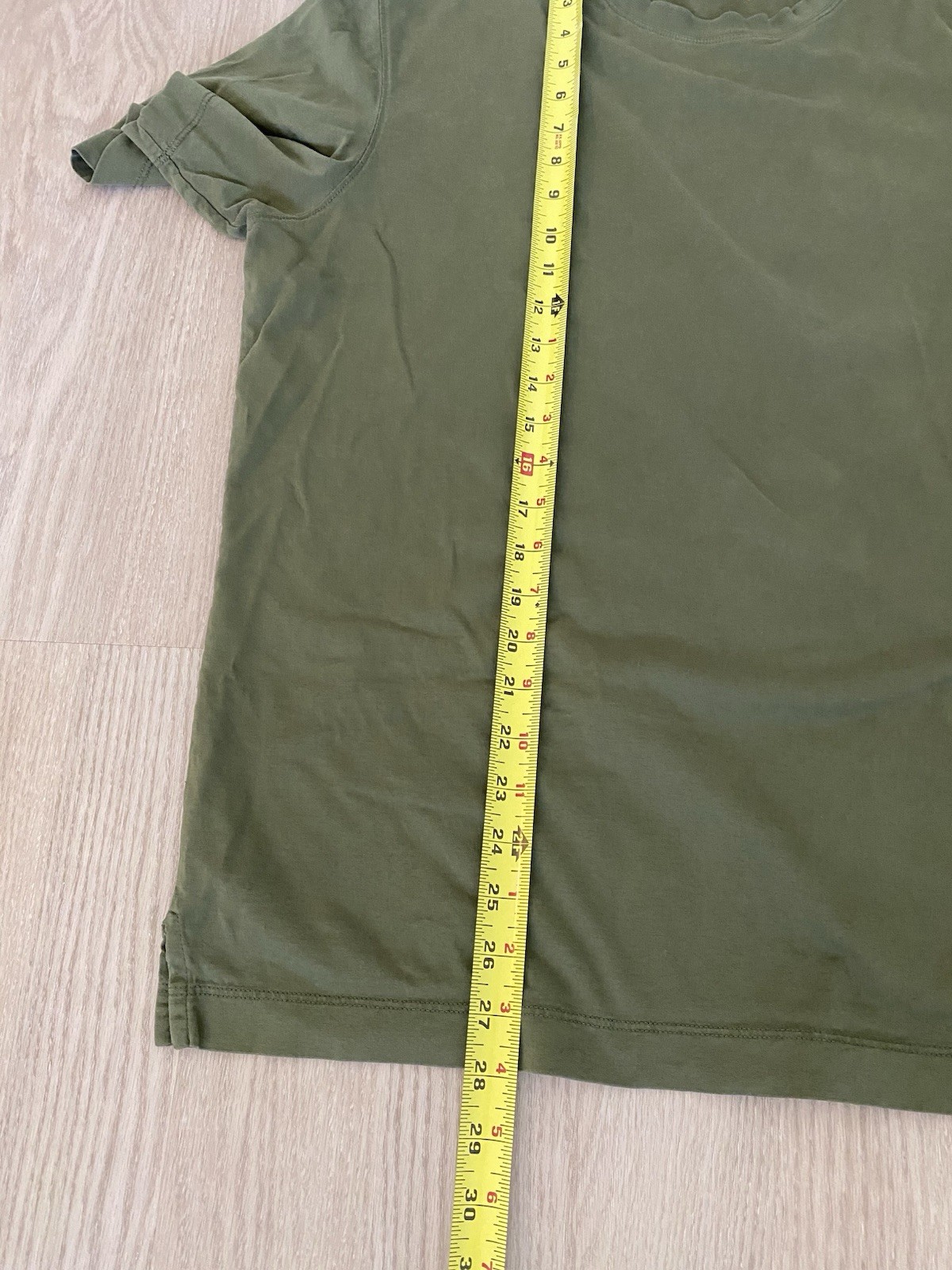 Left Coast Tee M11 Mens Green Classic Preppy Casual Pima Cotton T Shirt Sz Large