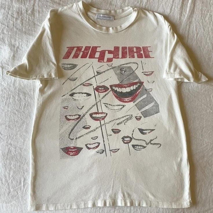 The The Cure Band 90s Rare Design Unisex Short Sleeve T shirt Reprint