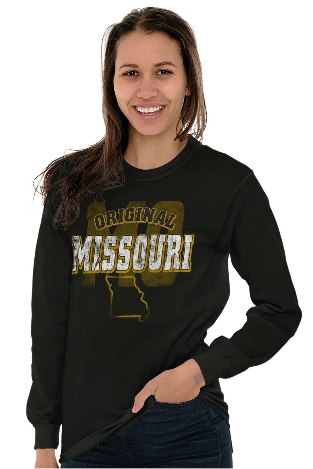 Missouri Original Hometown Vacation Gift MO Long Sleeve Tshirt for Men or Women