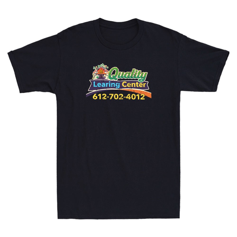 Quality Learning Center Funny Parody Education Humor Quote Vintage Men&rsquo;s T-Shirt
