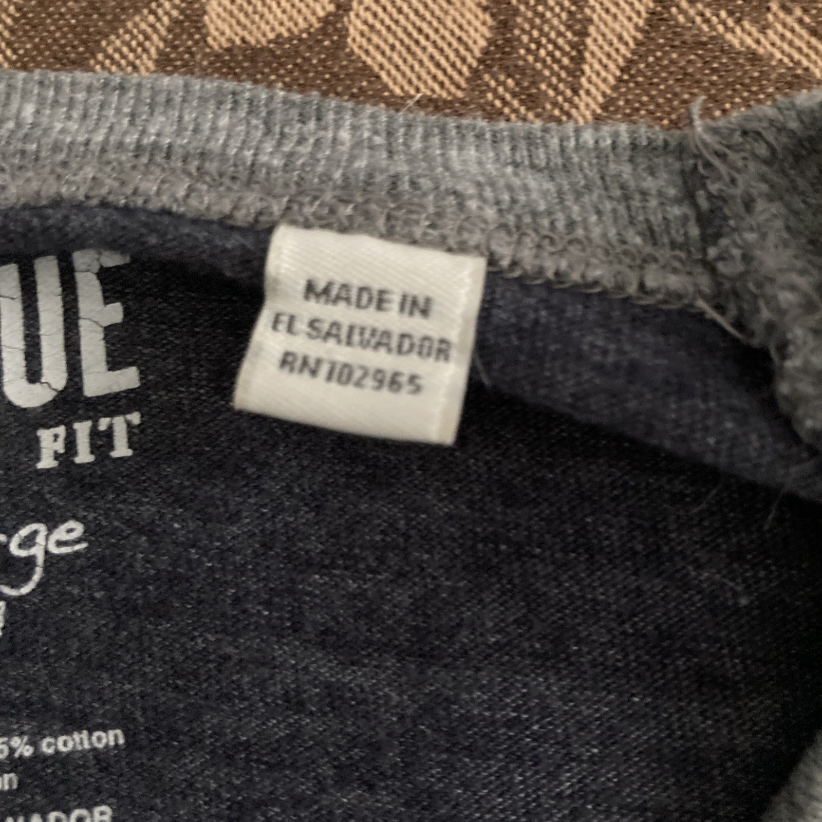 League 91 Classic Fit Heathered Norte Dame LS Shirt