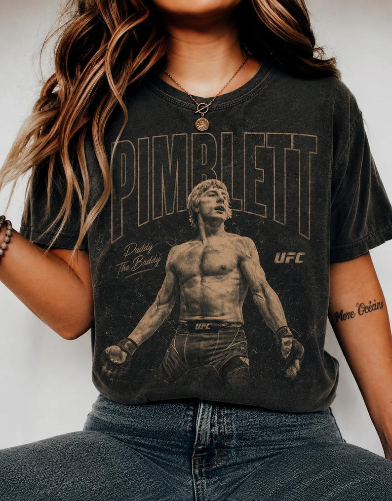 Paddy Pimblett Vintage Bootleg Shirt, Fighter Retro Tee, Paddy The Baddy Graphic