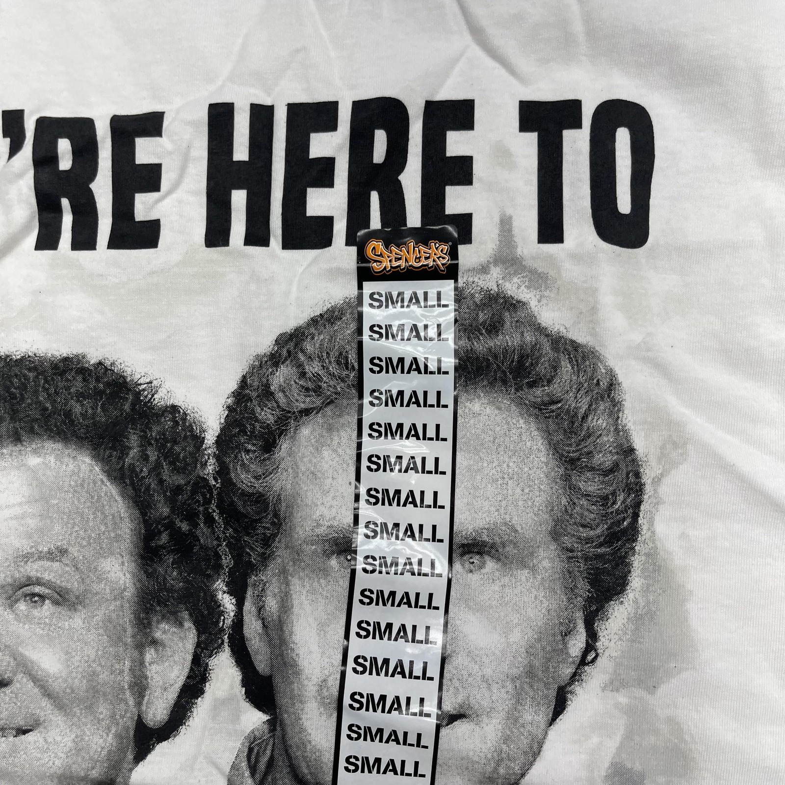 Changes Step Brothers We&rsquo;re Here To F S** Up Shirt Mens Small White Tee