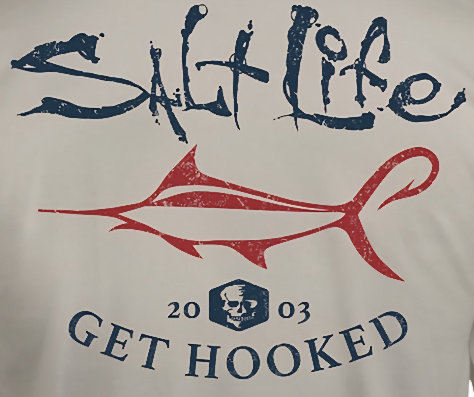 Salt Life «  »Get Hooked Marlin » Men&rsquo;s Long Sleeve, Graphic T-Shirt, Lg or 2XL