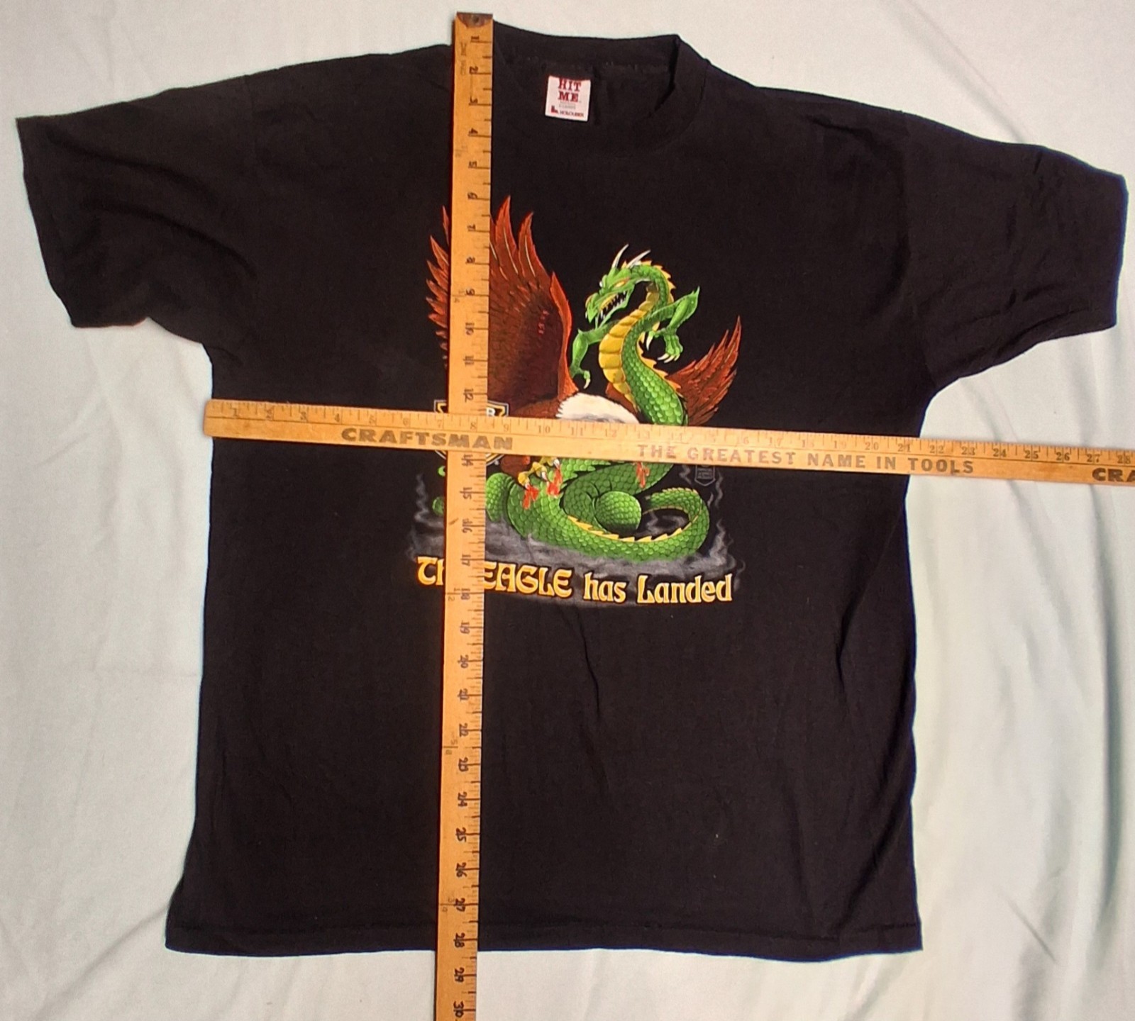 Vintage Harley Davidson »the Eagle Has Landed » T Shirt Hit Me Tag XL deadstock