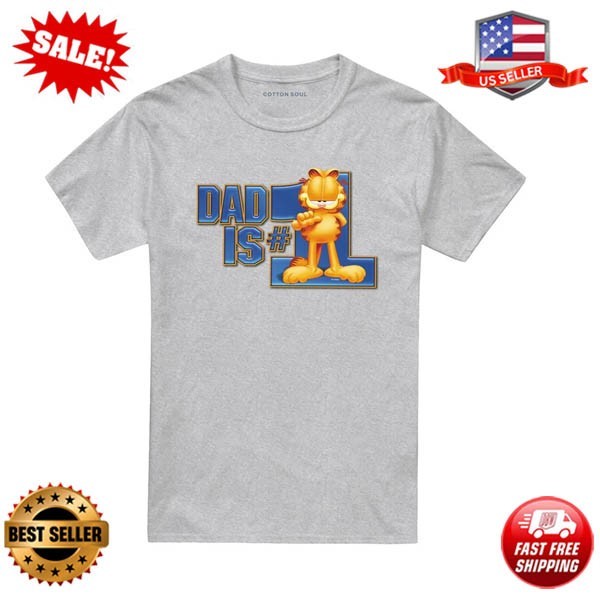 Garfield Dad Is Number One T-Shirt S-5XL