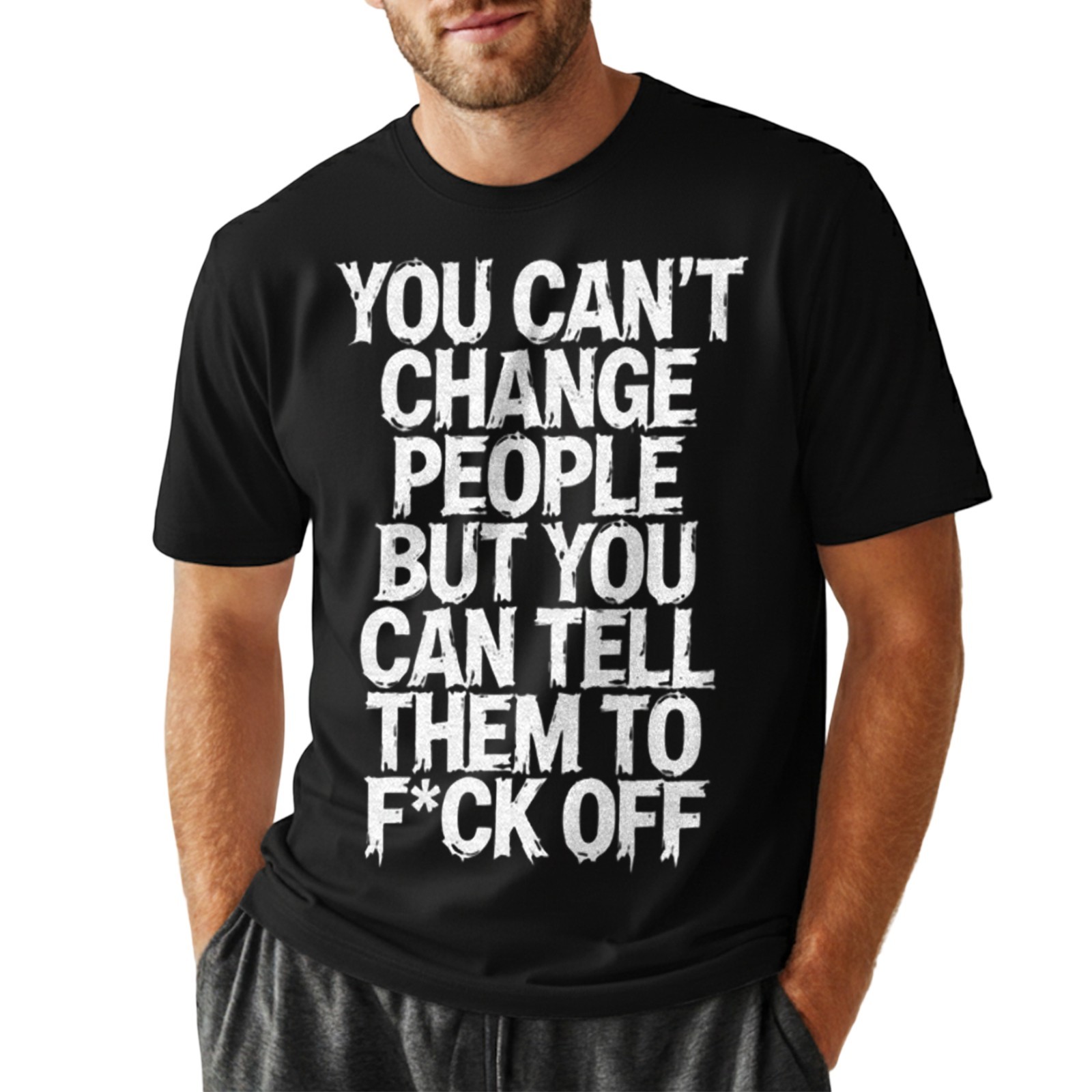 Humorous You Can&rsquo;t Change People Funny Sarcastic T-shirt Introvert Sweatshirt