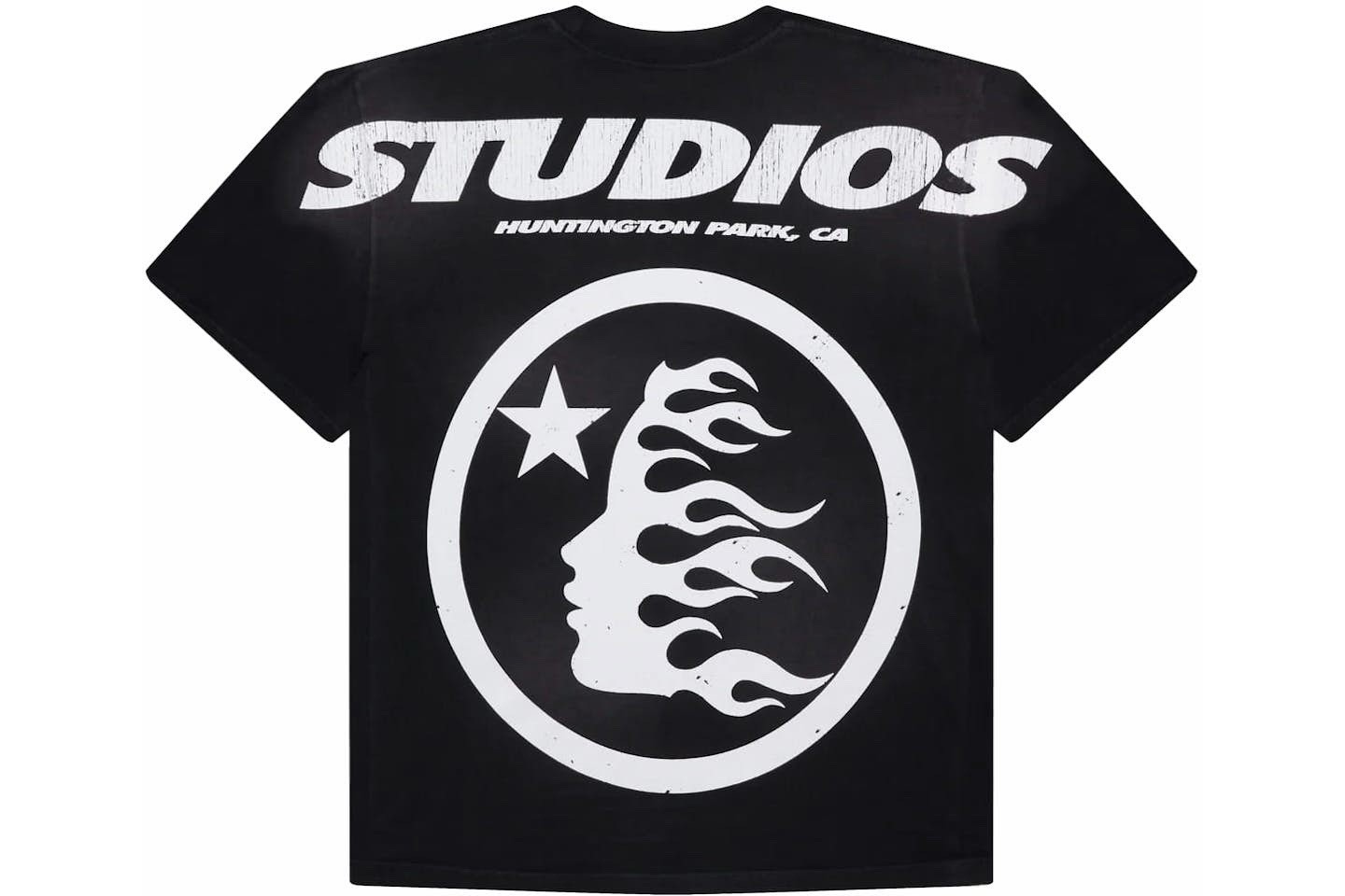 Hellstar Cartoon Logo Glitter Logo Men&rsquo;s T-Shirt Size M