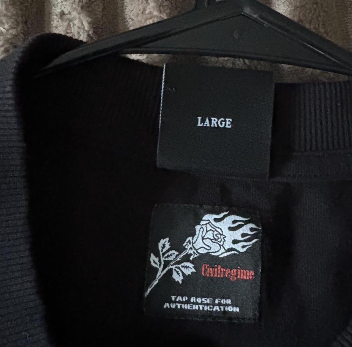 Civil Regime Darc Sport Men&rsquo;s RFC “Idle Hands” Premium Tee Men’s Large NWT