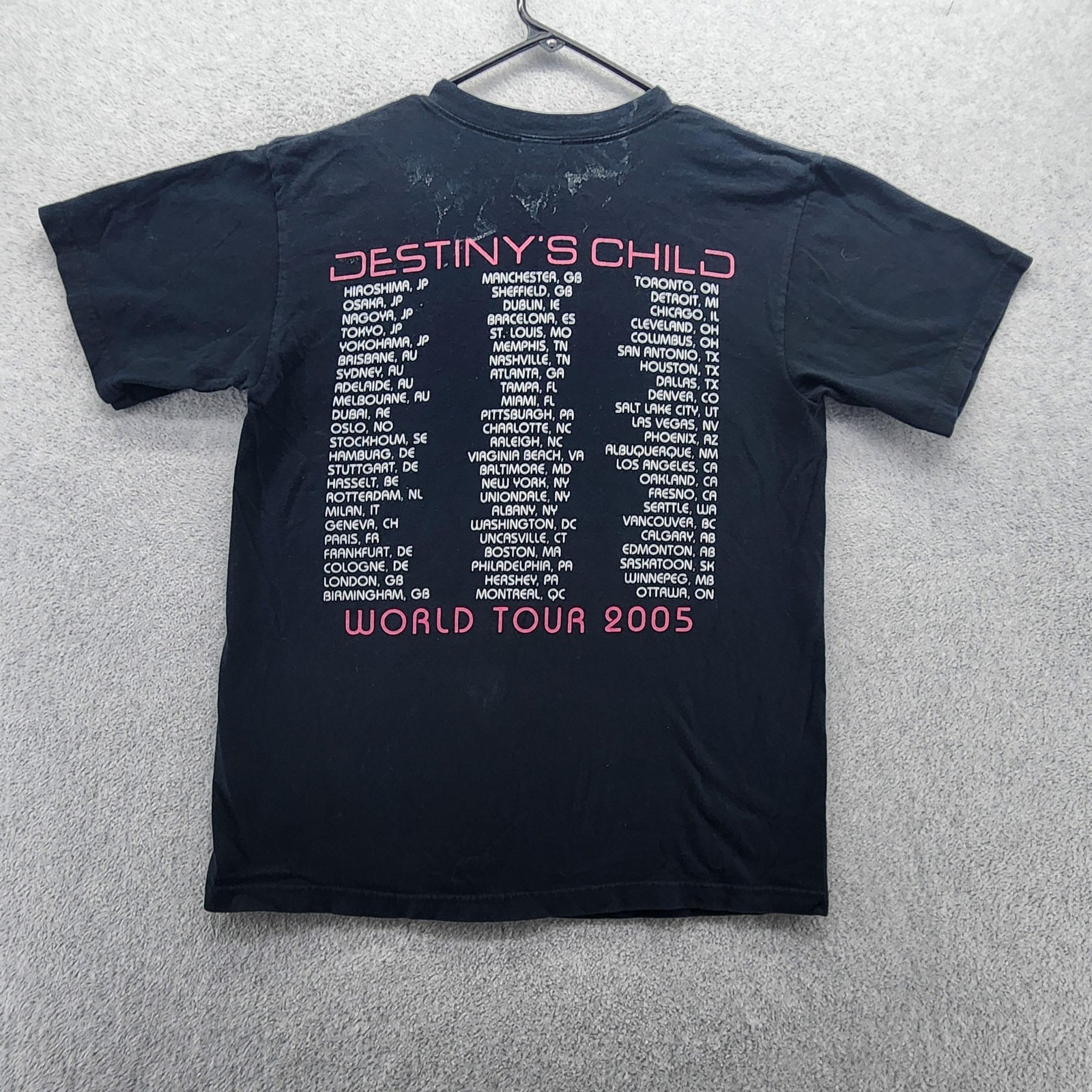 Vintage Destiny&rsquo;s Child Shirt Mens Medium Destiny Fulfilled Tour 2005 2000s