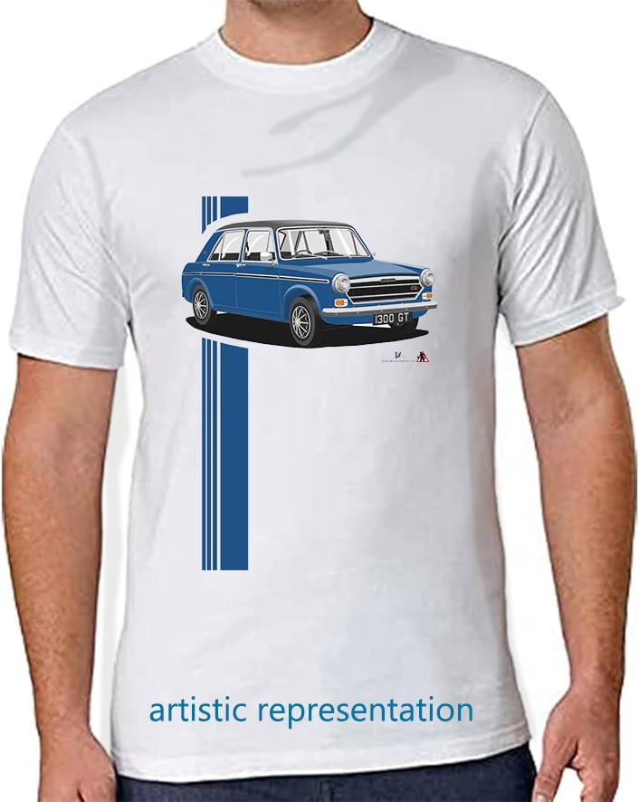 Austin 1300 GT Art T Shirts – 2 Designs – Choice of colours! S- 3XL