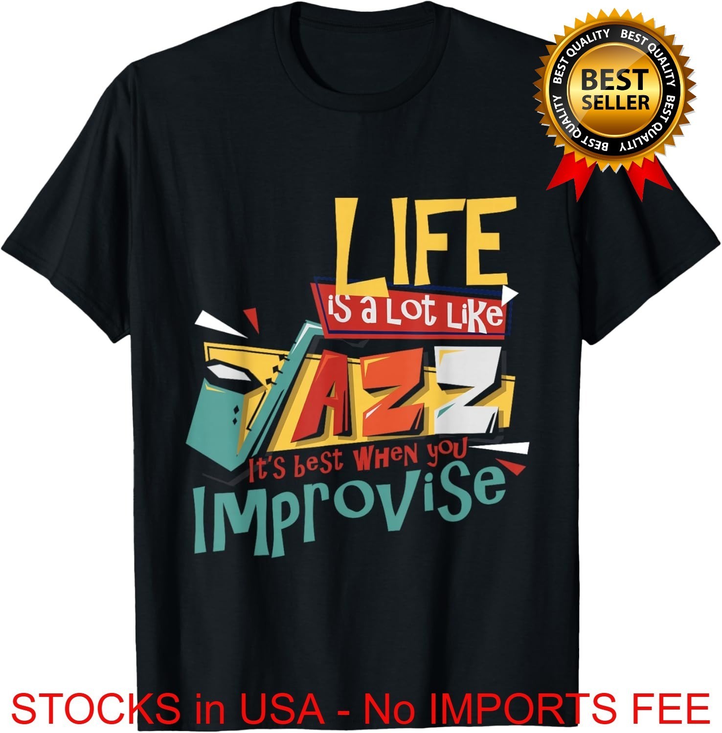 Funny Saxophone T-Shirt Jazz Music Sax Player Gift Unisex Cotton S-4XL