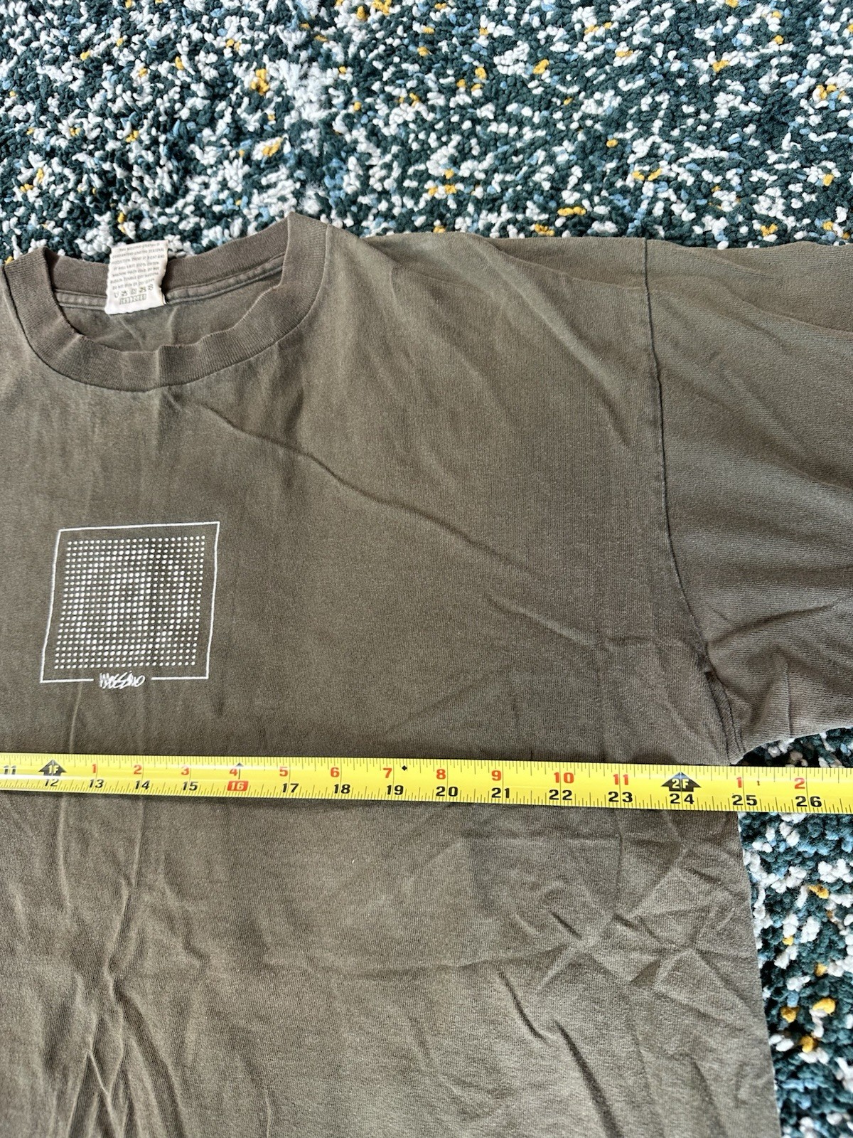 Retro Mossimo Limited Edition Graphic T-shirt Microdot R logo USA Vintage 90s XL