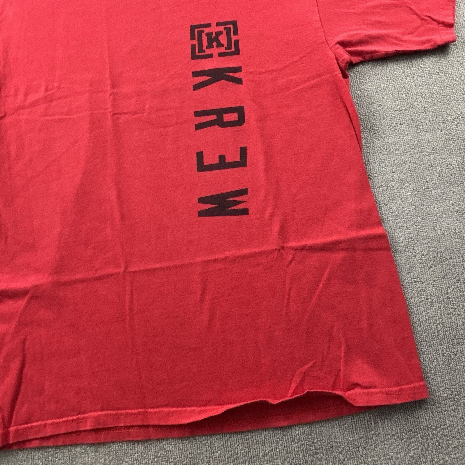 Krew Shirt Adult Large Red Short Sleeve Casual Streetwear Men&rsquo;s