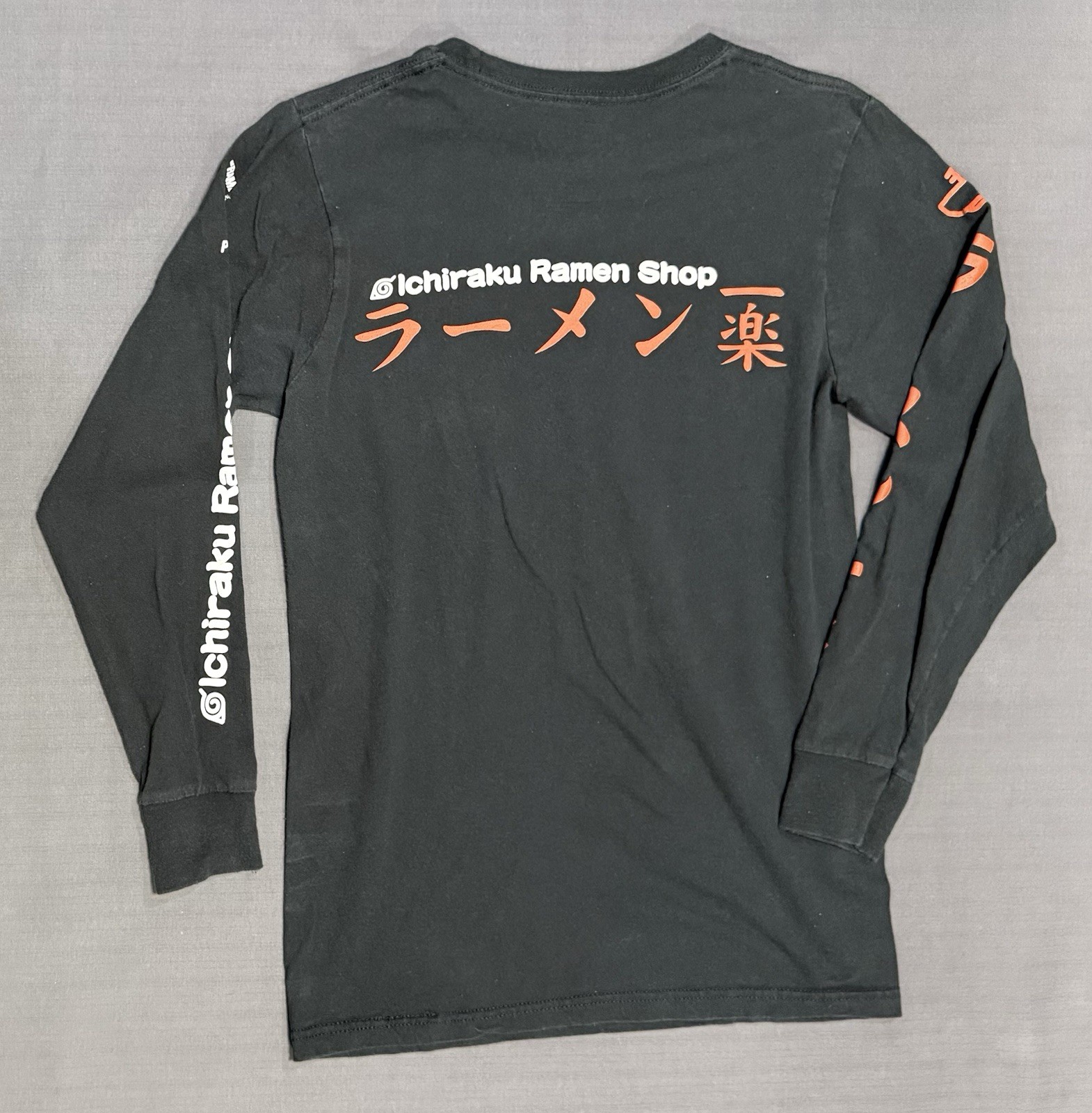 Naruto Shirt Shippuden size Small S Long Sleeve Shonen Jump Noodles